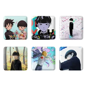 مگنت خندالو طرح انیمه موب سایکو Mob Psycho 100 کد 1541A مجموعه 6 عددی