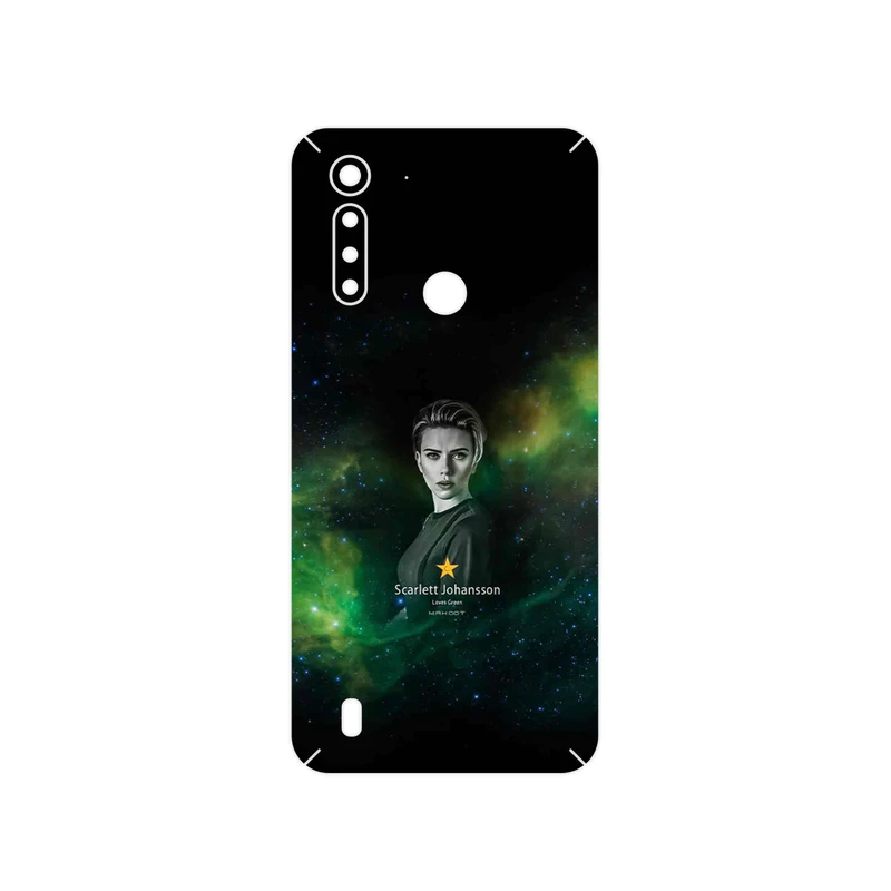 برچسب پوششی ماهوت مدل Scarlett Johansson مناسب برای گوشی موبایل موتورولا Moto G8 Power Lite
