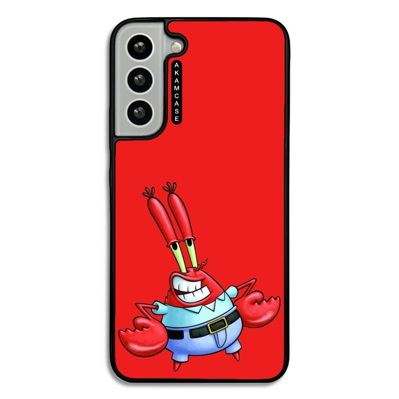 کاور آکام مدل AMC-WSGS22P-SPONGE BOB15 مناسب برای گوشی موبایل سامسونگ Galaxy S22 Plus