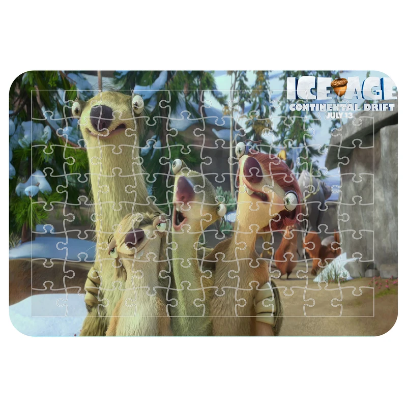 پازل 54 تکه اطلس آبی طرح کارتون عصر یخبندان مدل P1904