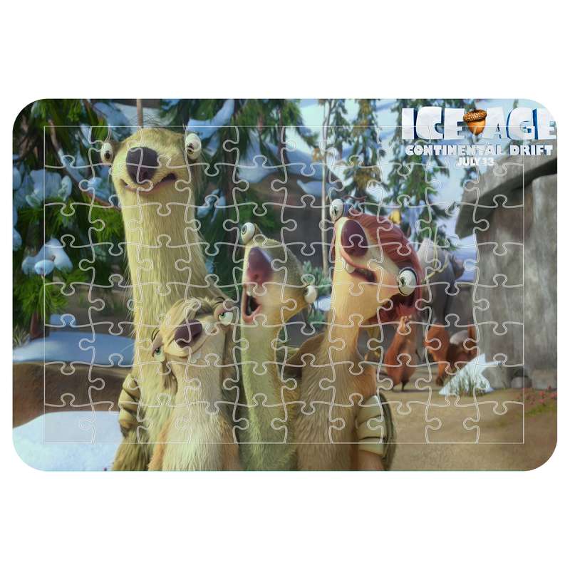 پازل 54 تکه اطلس آبی طرح کارتون عصر یخبندان مدل P1904