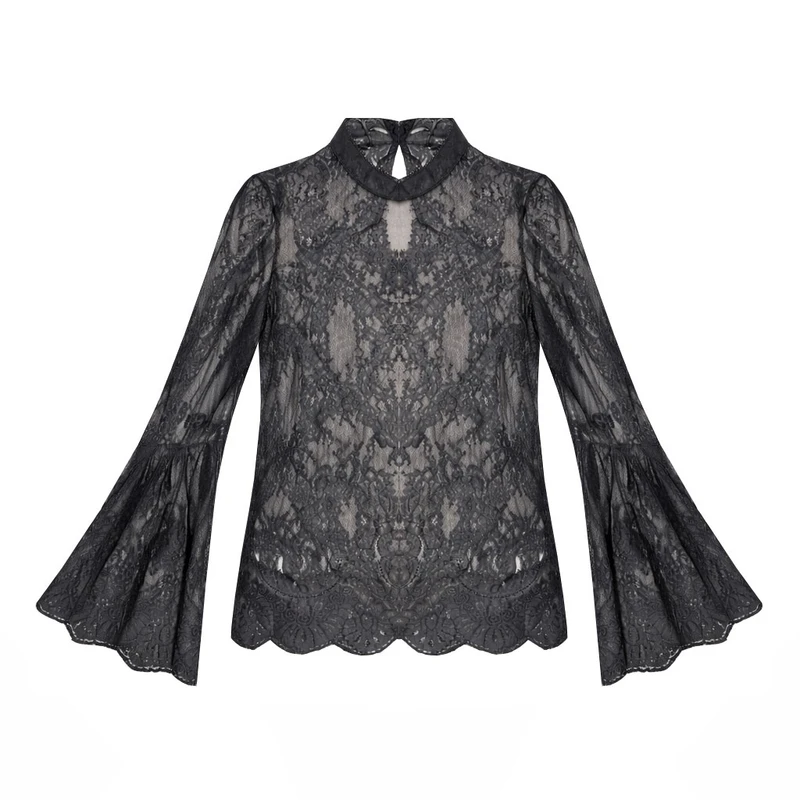 بلوز آستین بلند یقه گرد زنانه ام اند اس مدل 5285A