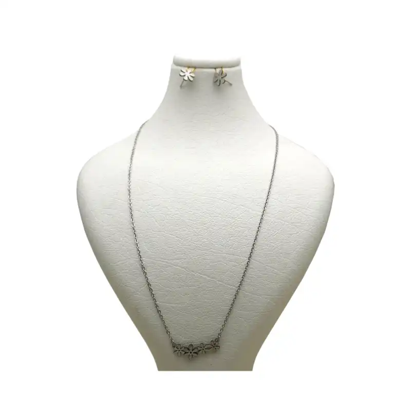 نیم ست زنانه مدل گل شش پر