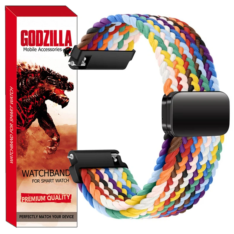 بند گودزیلا مدل Braided MAG مناسب برای ساعت هوشمند تی سی ال Z40 / Z40 PLUS (22MM)