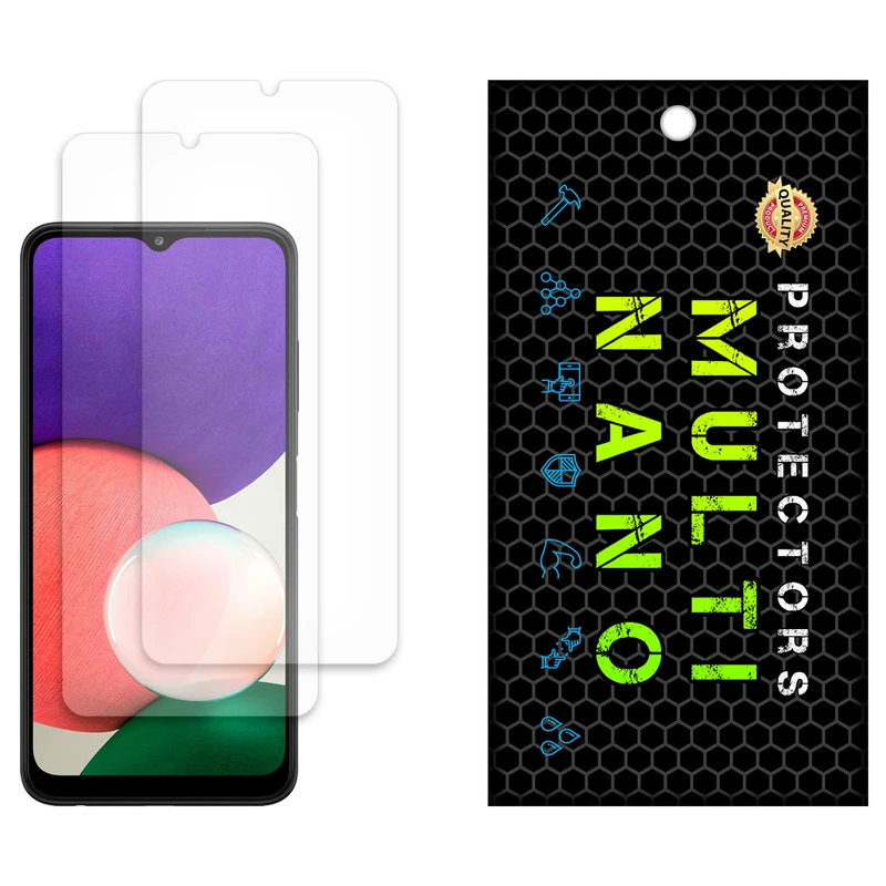 محافظ صفحه نمایش مات مولتی نانو مدل X-S2M مناسب برای گوشی موبایل سامسونگ Galaxy A22 5G بسته دو عددی