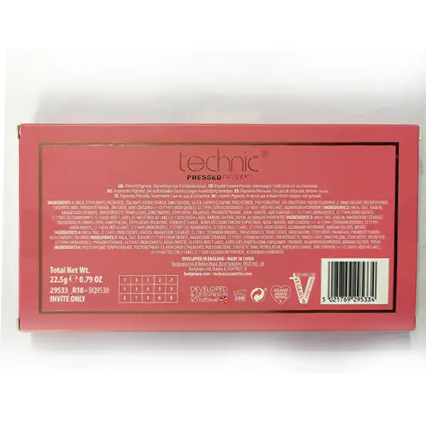 پالت سایه چشم تکنیک مدل اینوایت اونلی