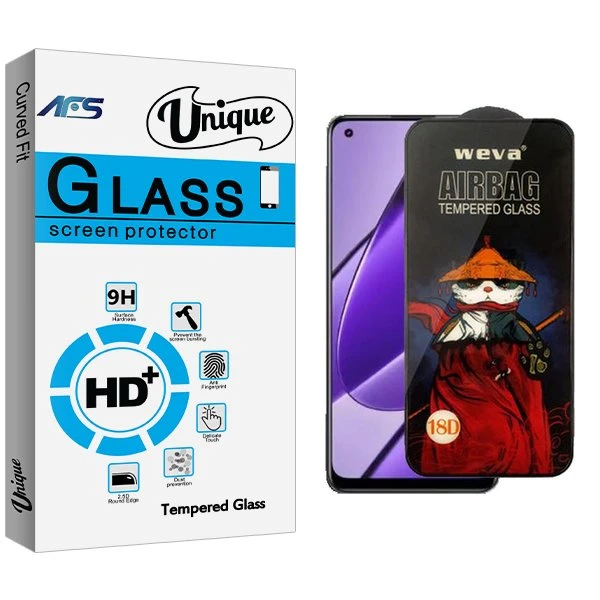 محافظ صفحه نمایش ای اف اس مدل Unique Airbag مناسب برای گوشی موبایل ریلمی 11 4G