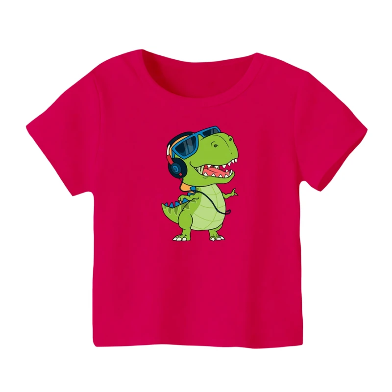 تی شرت آستین کوتاه بچگانه مدل دایناسور کد ۱۴