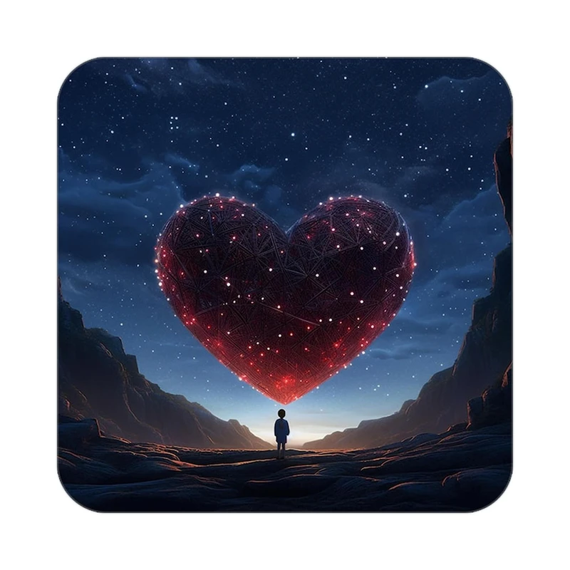 زیر لیوانی کاکتی مدل عاشقانه کد mp11379