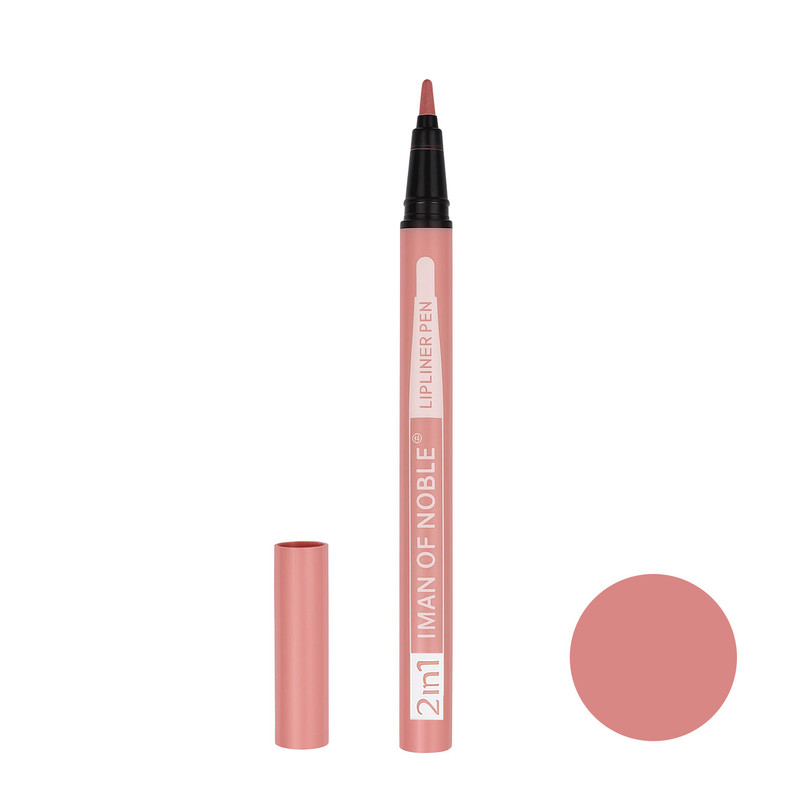 مداد لب ایمن آف نوبل مدل 2in1 شماره 01