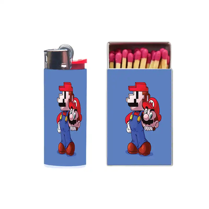 فندک و کبریت مدل ماریو کد 504