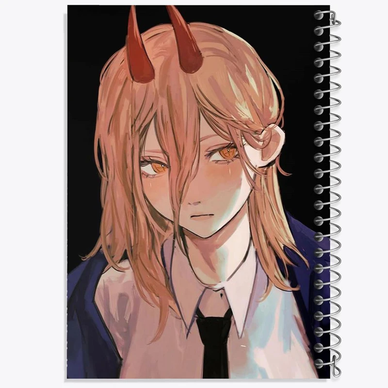 دفتر مشق 100 برگ خندالو طرح پاور انیمه مرد اره ای Chainsaw Man کد 17932