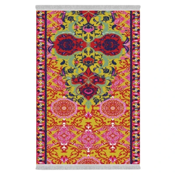 فرش پارچه‌ای دفه مدل فرشینه طرح مدرن  کد 8273