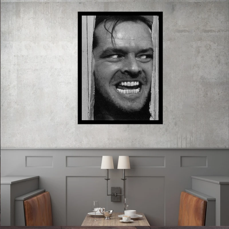 تابلو بکلیت طرح مشاهیر سینمای جهان جک نیکلسون مدل قاب شاسی B-S9738