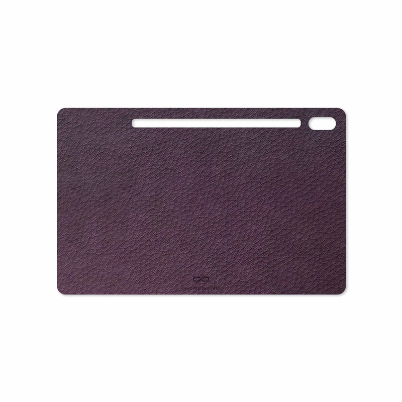 برچسب پوششی ماهوت مدل Purple-Leather مناسب برای تبلت سامسونگ Galaxy Tab S6 2019 SM-T860