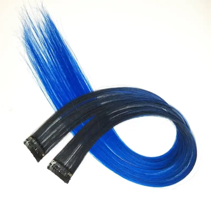 اکستنشن مو زنانه مدل GM06 آمبره بسته دو عددی