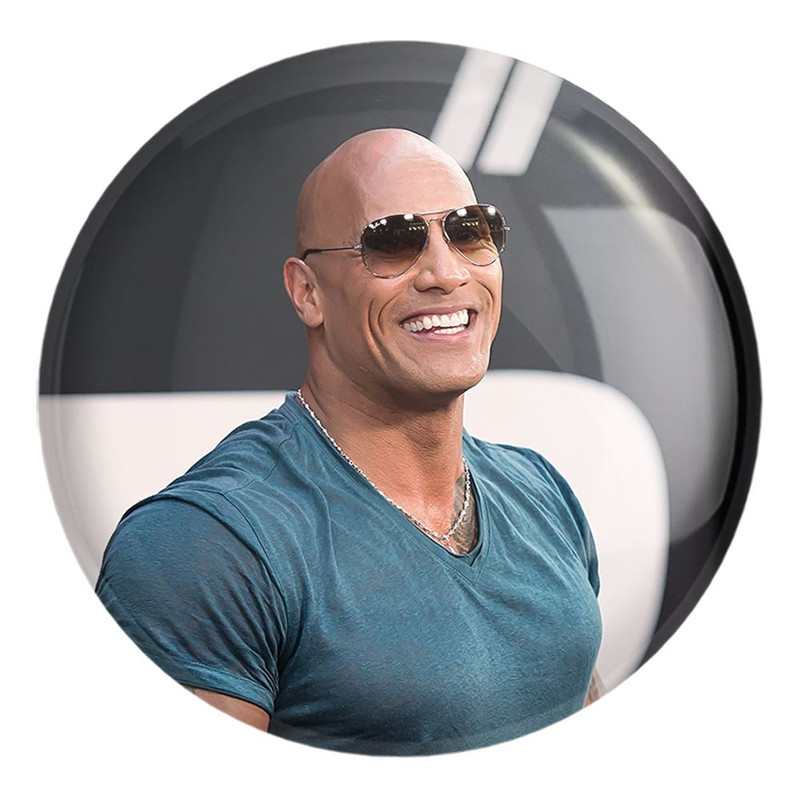 پیکسل خندالو طرح دوئین جانسون Dwayne Johnson کد 6431 مدل بزرگ
