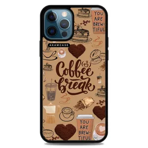 AKAM AMC-WA12PROMAX-COFFEE-18 Cover For Apple iPhone 12 Pro Max