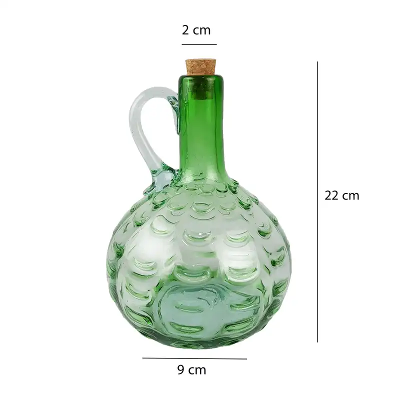 بطری شیشه ای مدل دسته دار کد 1500