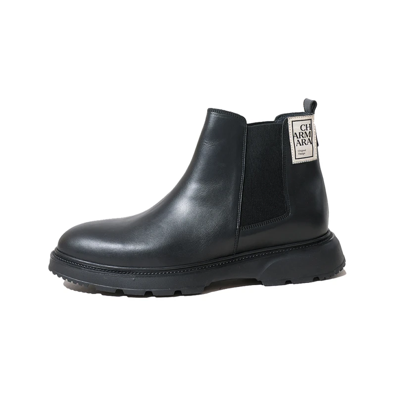 نیم بوت مردانه چرم آرا مدل hugo pro