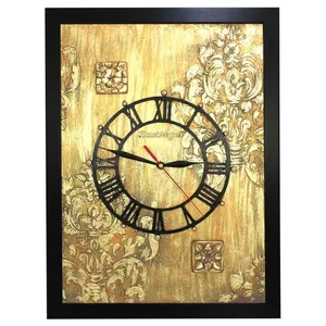 ساعت دیواری دست نگار مدل damask کد 30-40 
