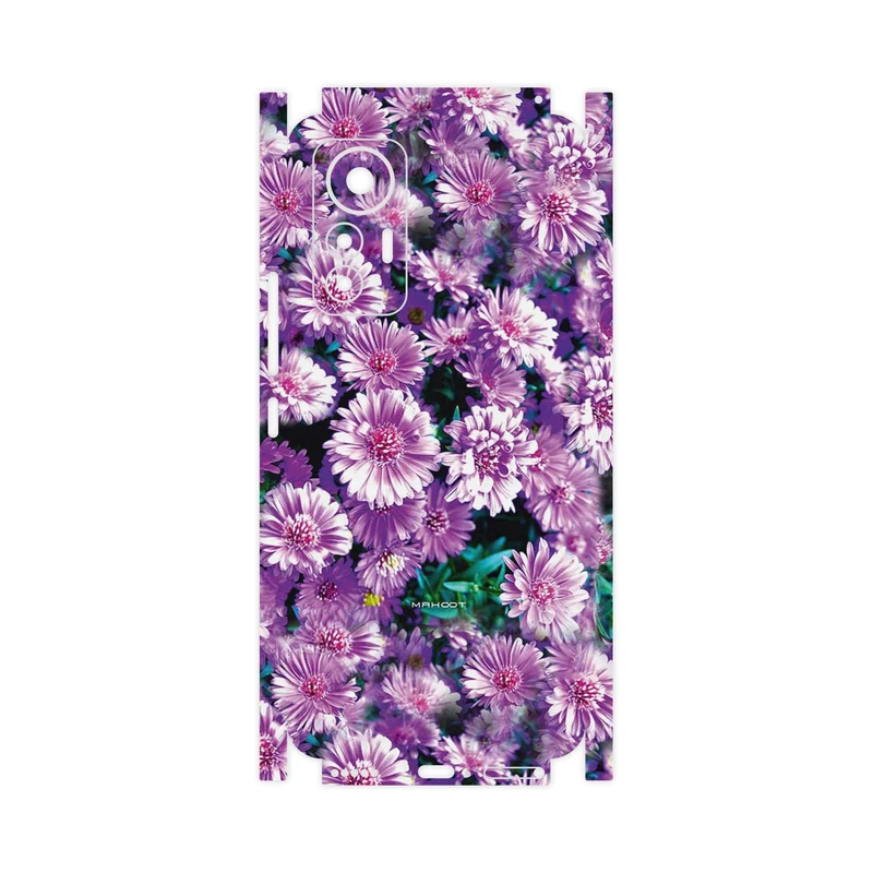 برچسب پوششی ماهوت مدل Purple_Flower-FullSkin مناسب برای گوشی موبایل شیائومی 12 Lite