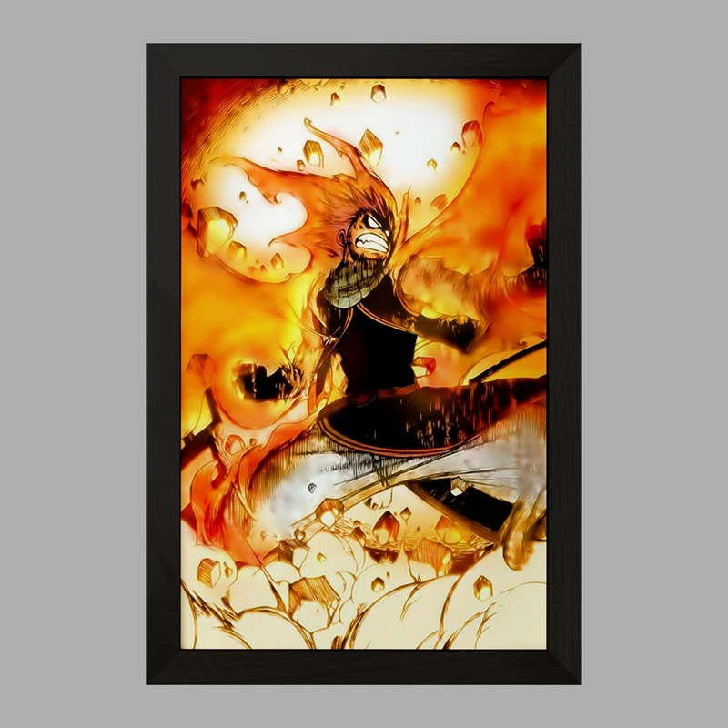 تابلو خندالو مدل ناتسو انیمه فری تیل Fairy Tail  کد 16495