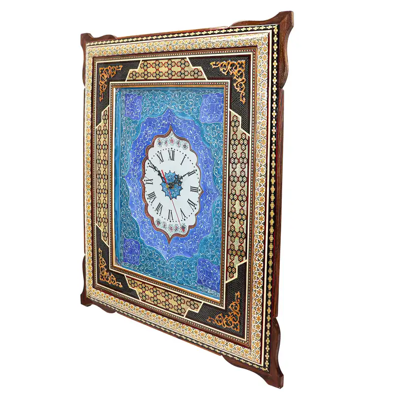 ساعت خاتم کاری مدل صفحه مینا کد HQ6454