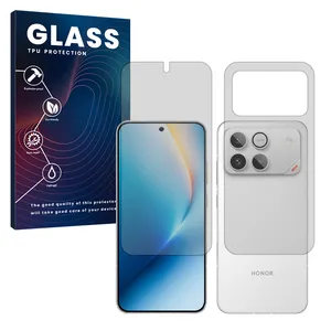 Glass Matte Hydrogel Screen Protector for Honor Win mobile phone along with the back protector