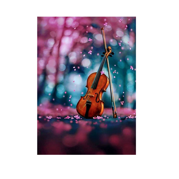 کارت پستال بادکنک آبی طرح ویولن مدل Violin2