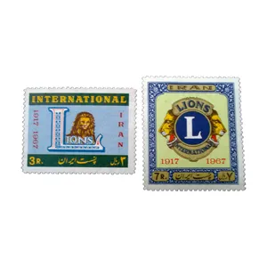 تمبر یادگاری مدل یادبود کد bc-2201 مجموعه 2 عددی