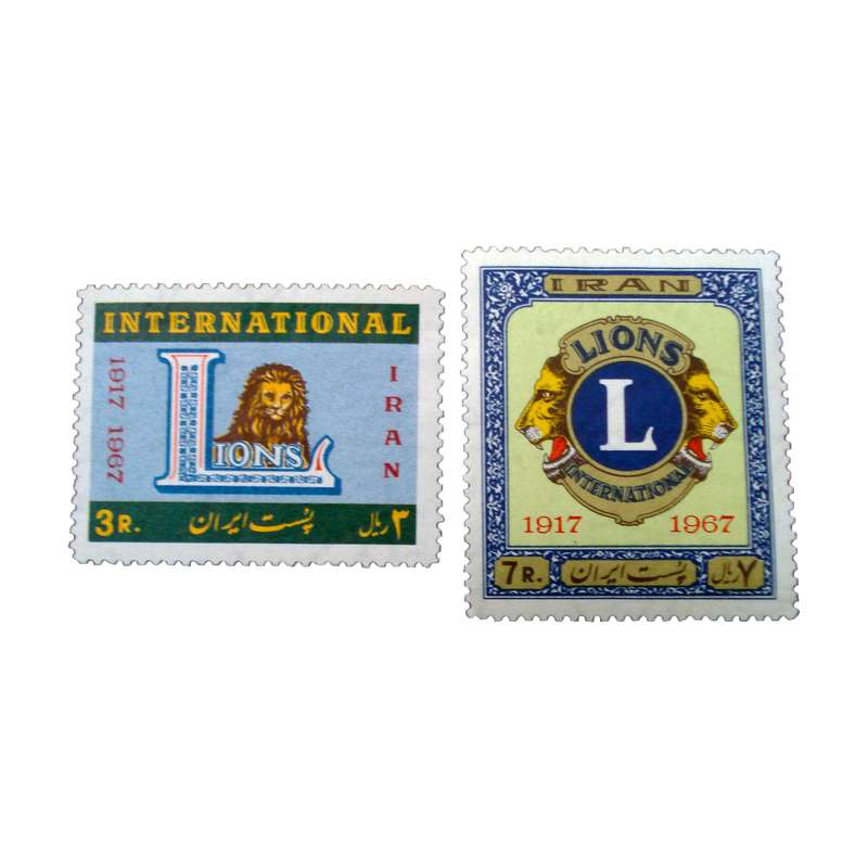 تمبر یادگاری مدل یادبود کد bc-2201 مجموعه 2 عددی