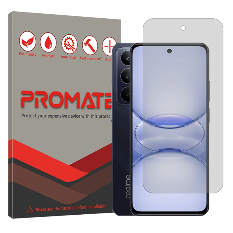 محافظ صفحه نمایش شفاف پرومیت مدل هیدروژلی مناسب برای گوشی موبایل ریلمی C75x