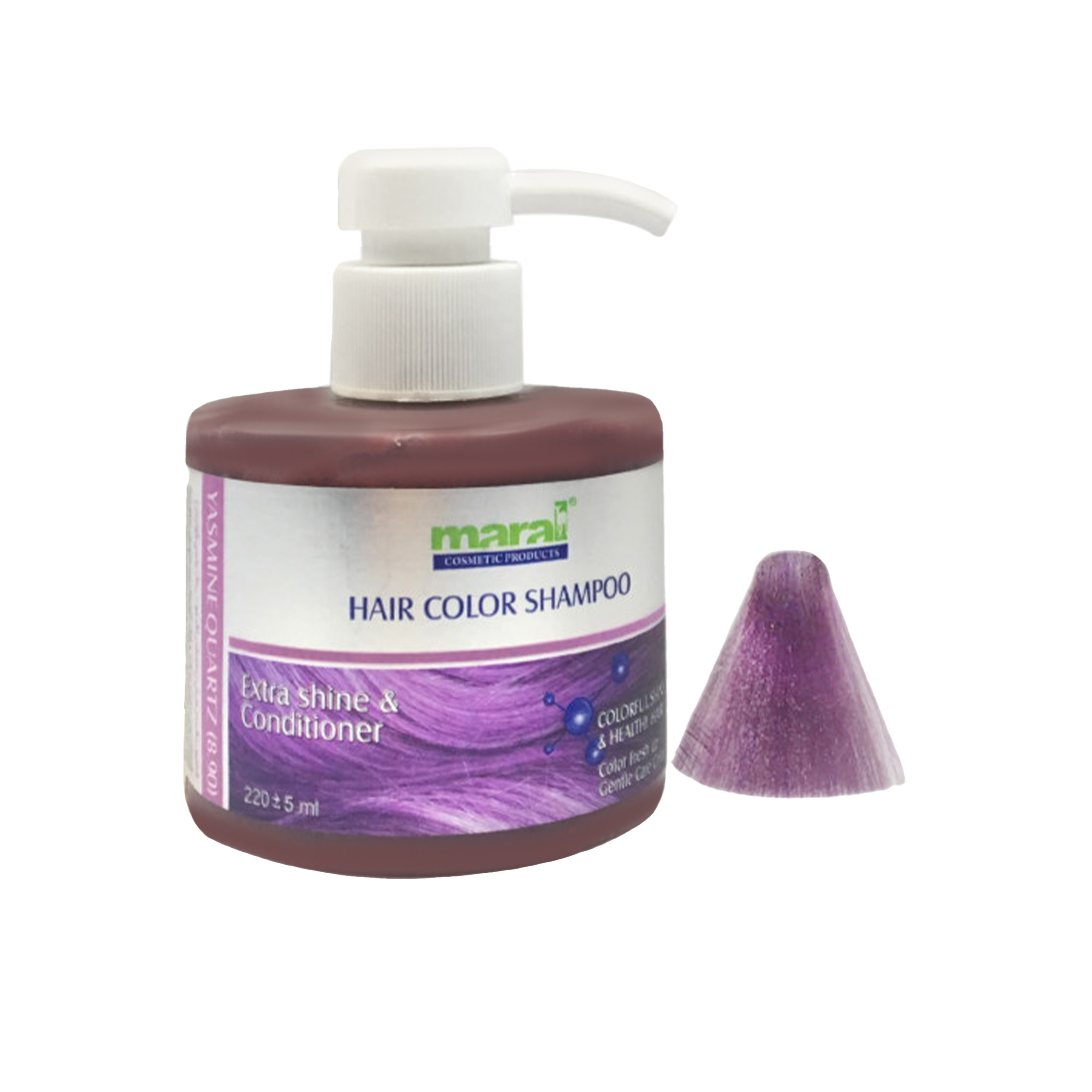 شامپو رنگساژ مارال مدل 2442 شماره 0890 حجم 220 میلی لیتر رنگ یاسی شامپو رنگساژ مارال مدل 2442 شماره 0890 حجم 220 میلی لیتر رنگ یاسی