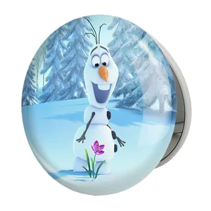 آینه جیبی خندالو طرح فروزن السا و آنا مدل تاشو کد 24791 