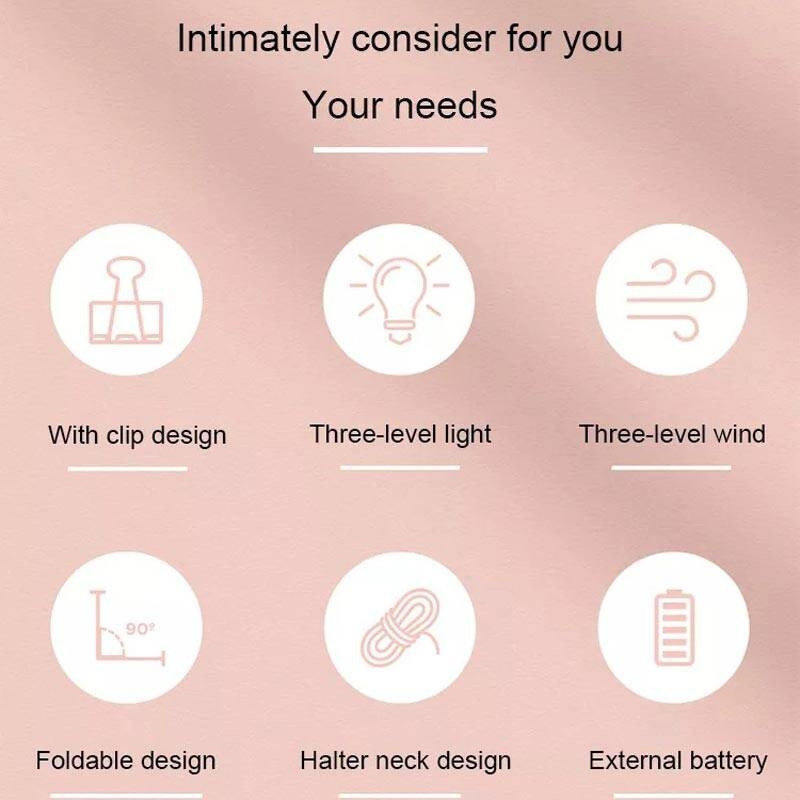 پنکه شارژی مدل Mini Fan D11