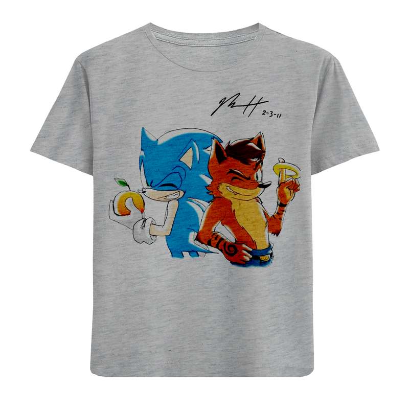 تی شرت آستین کوتاه بچگانه مدل سونیک F854