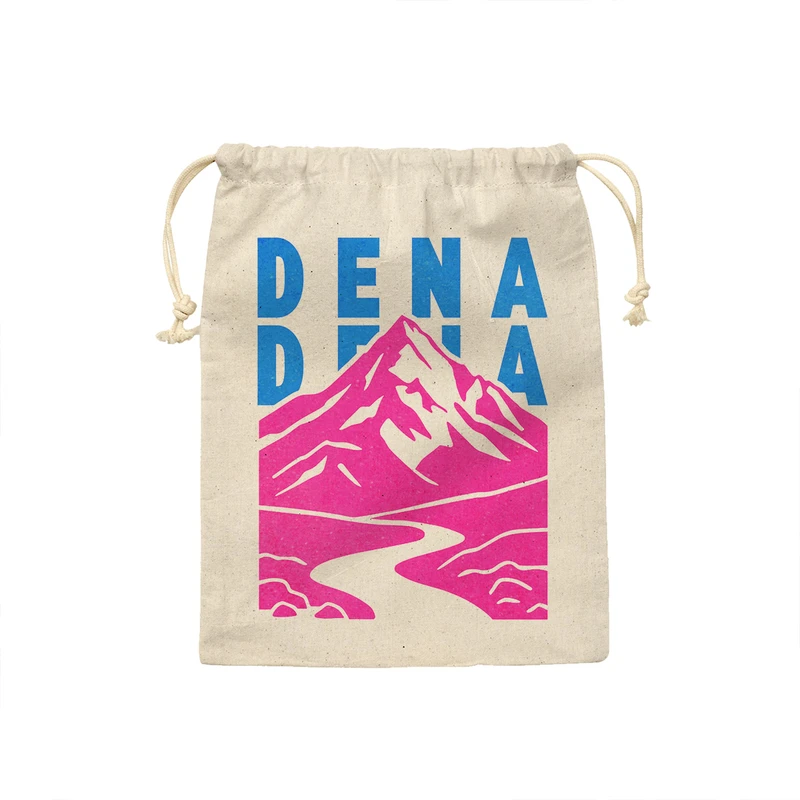 کیسه نان و سبزی ترمه طراحان ایده مدل نماد کوه دنا کد map0083 - M سایز 23x33 سانتی متر