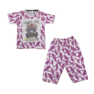 ست تی شرت و شلوارک دخترانه سیدونا مدل KSI06055-013