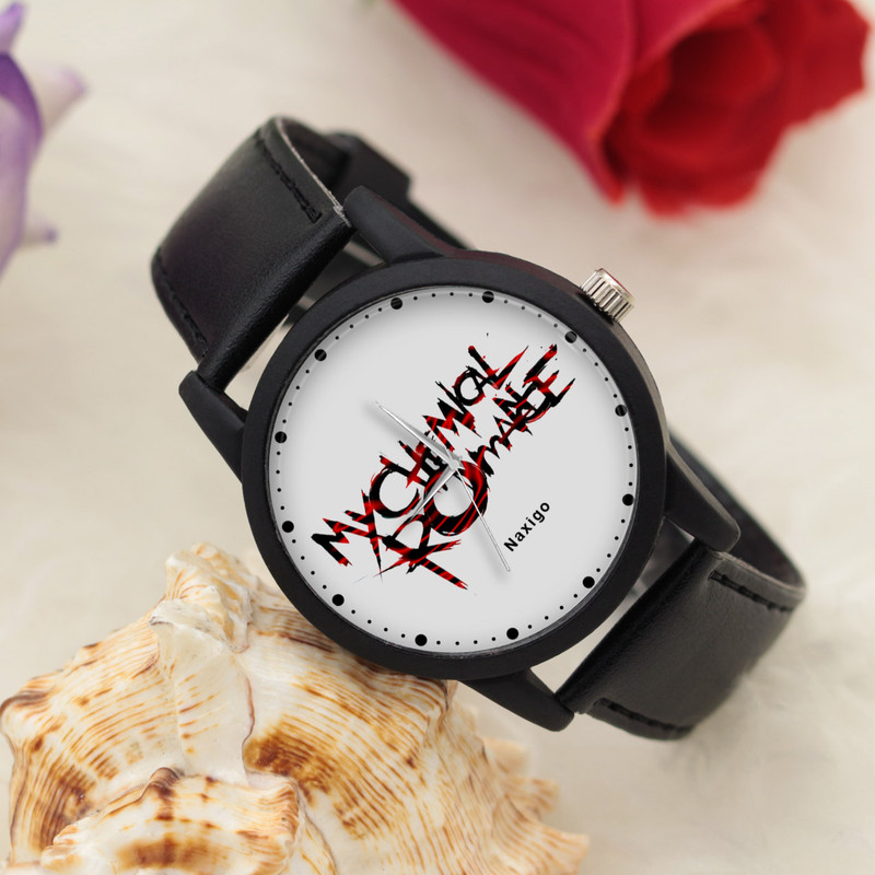 ساعت مچی عقربه ای ناکسیگو مدل My Chemical Romance کد LF14271 ساعت مچی عقربه ای ناکسیگو مدل My Chemical Romance کد LF14271