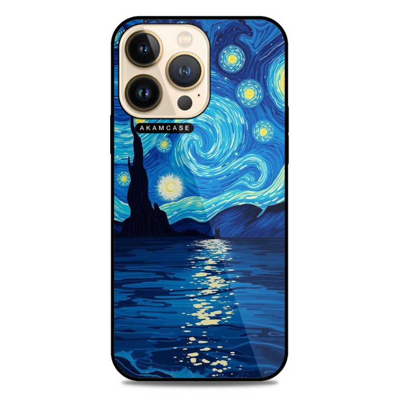 کاور آکام مدل AMC-WA13PRO-VANGOGH-14 مناسب برای گوشی موبایل اپل iPhone 13 Pro