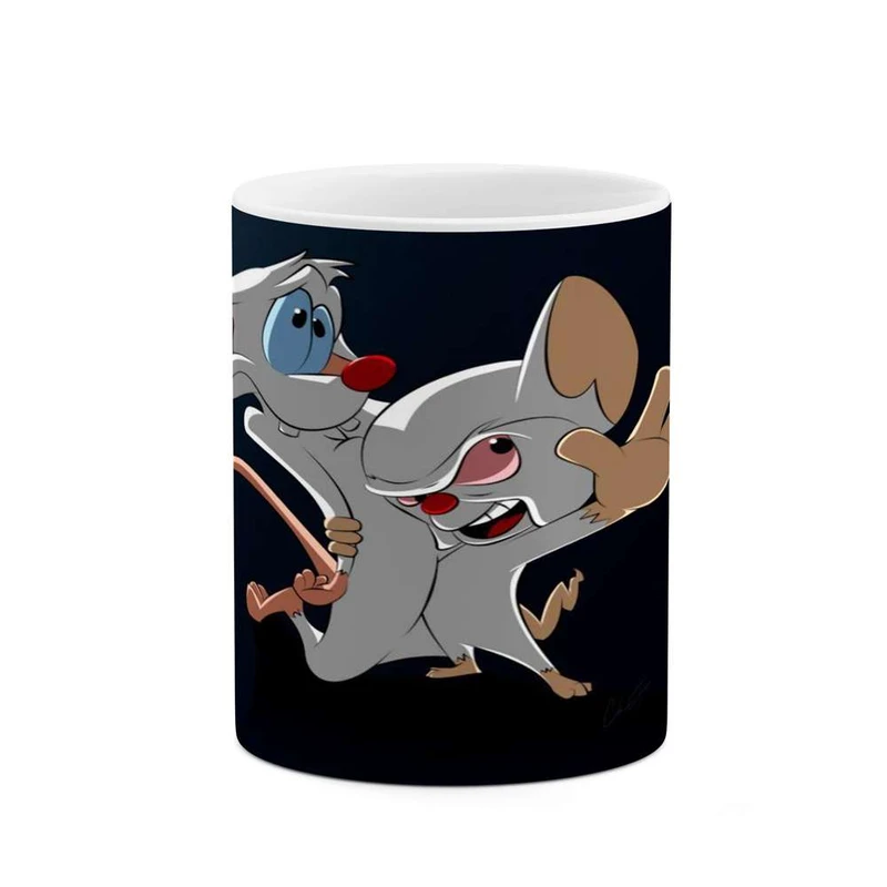 ماگ کاکتی مدل کارتون Pinky And The Brain کد mgh22938