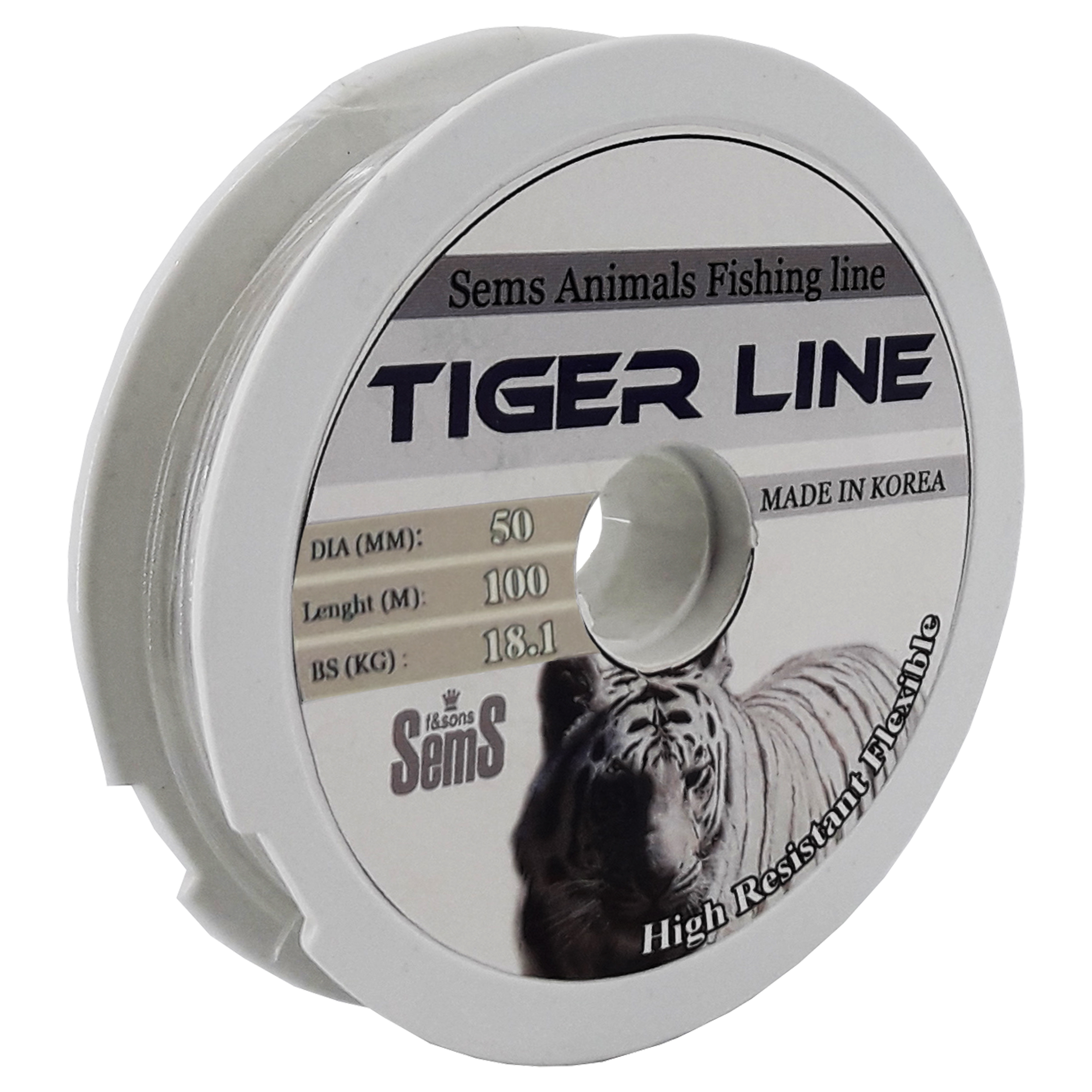 نخ ماهیگیری سمس مدل TIGER Line سایز 0.50 میلی متر