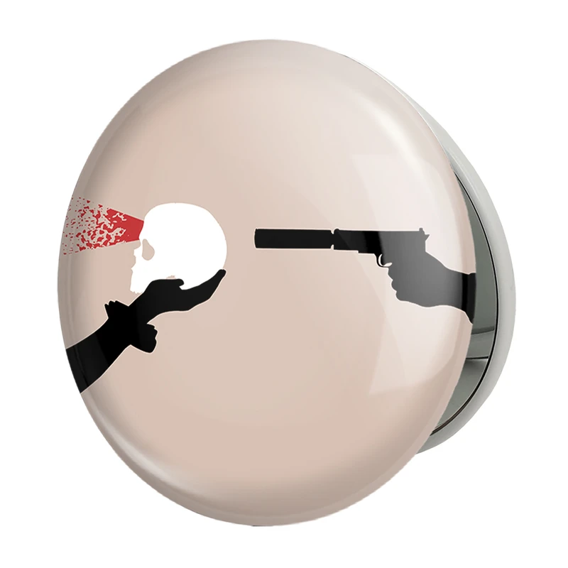 آینه جیبی خندالو طرح سریال بری Barry مدل تاشو کد 29804