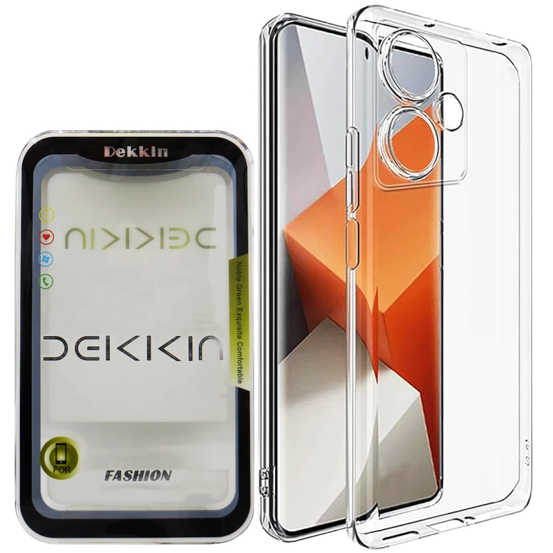 کاور دکین مدل Crystal مناسب برای گوشی موبایل شیائومی Redmi13 