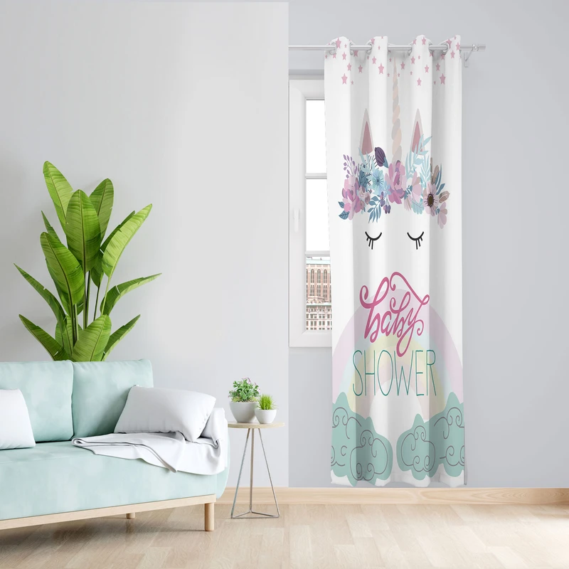  پرده مدل هازان پانچی کد 2143 سایز 140x200 سانتی متر