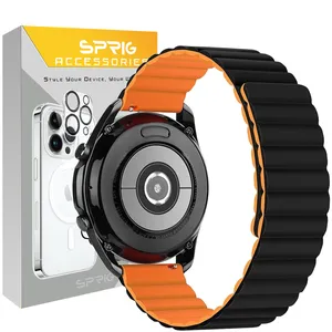 Sprig Silicone Magnetic Link BK TW Band For Mibro Lite 2 / X1 / A1 / A2 / C3