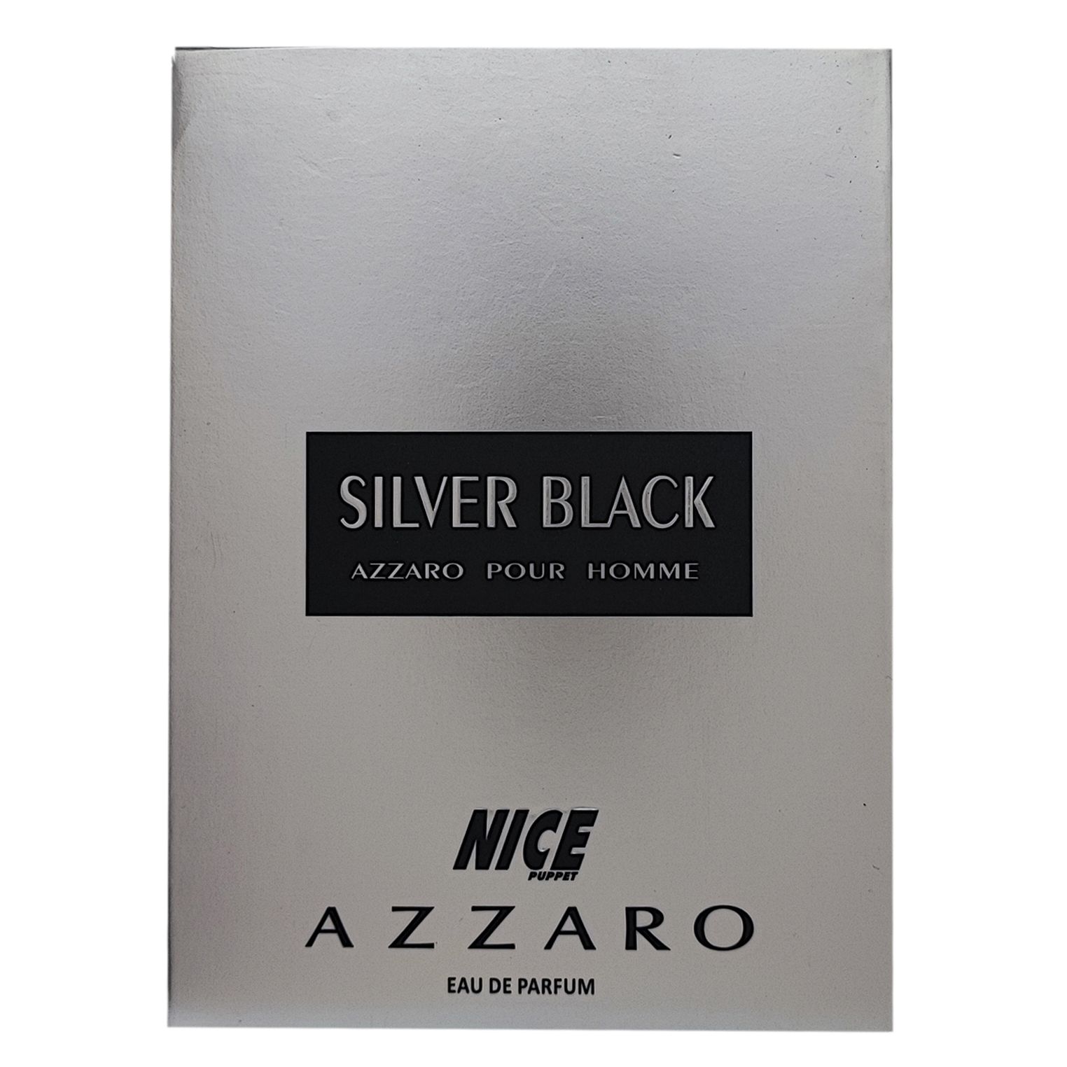ادوپرفیوم مردانه نایس پاپت مدل azzaro silver black حجم 85 میلی لیتر -  - 3