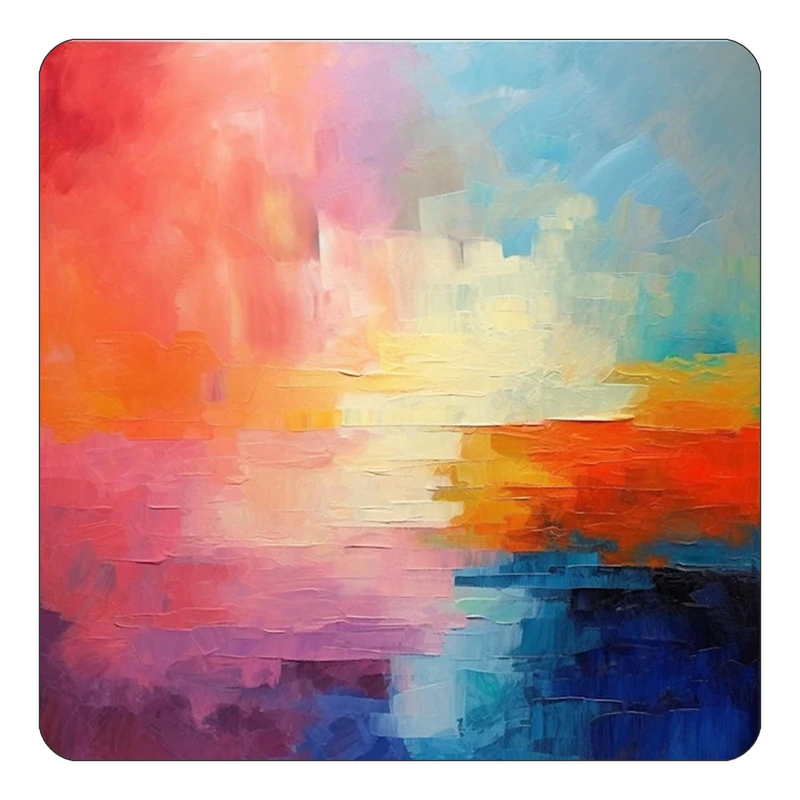 مگنت کاکتی طرح نقاشی رنگ روغن مدل mp72423