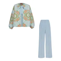 ست کت و شلوار زنانه مدل پاپیون 